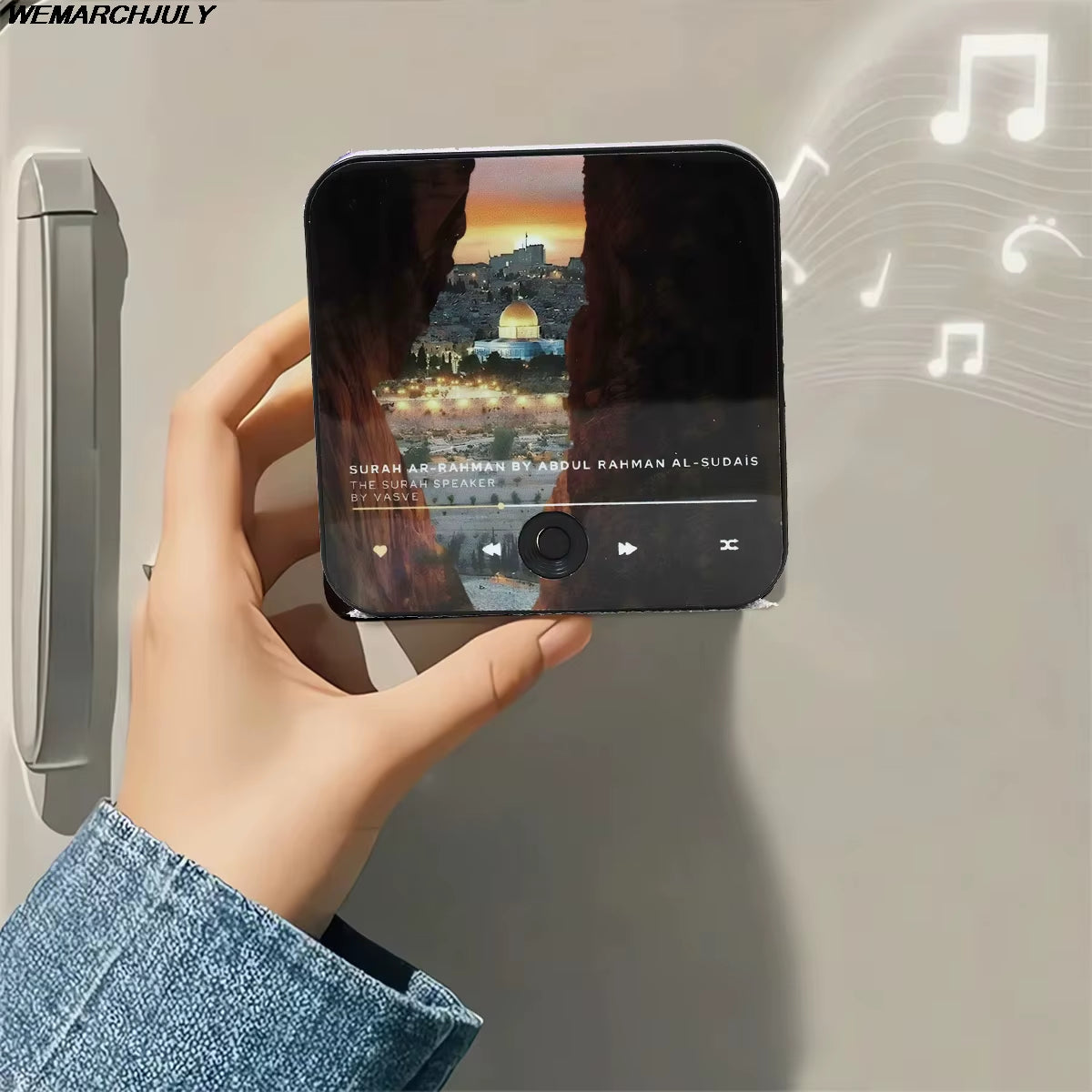 Surah Magnet Speaker Quran Speaker for Fridge Islamic Gift Muslim Ramadan & Eid Gift Surah Player|Muslim Gift 2025