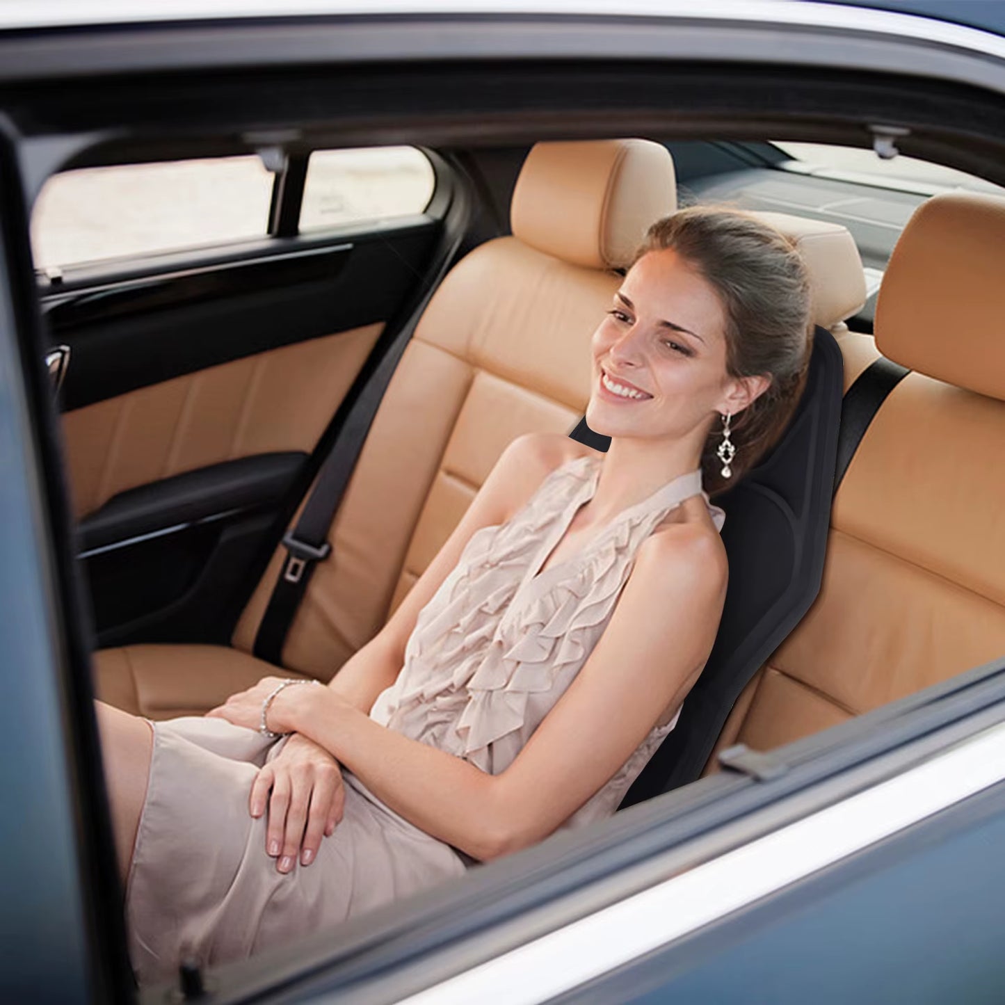 Electric Heating Back Waist Massager Shoulder Back Vibration Massage Mat for Chair Sofa Car Office Home Back Massage Hot Pad