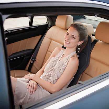 Electric Heating Back Waist Massager Shoulder Back Vibration Massage Mat for Chair Sofa Car Office Home Back Massage Hot Pad