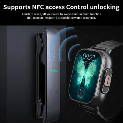 TWS 2In 1 Smart Watch with Headphones Sports Watch Bluetooth Headset Call Watch Men Health Monitor NFC Women Smartwatch Earbuds