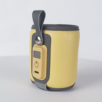 Lightweight Baby Bottle Warmer Bag Portable USB Bottle Warmer 5 Gear Adjustable Infant Milk Warmer Infant Feeding Bottle